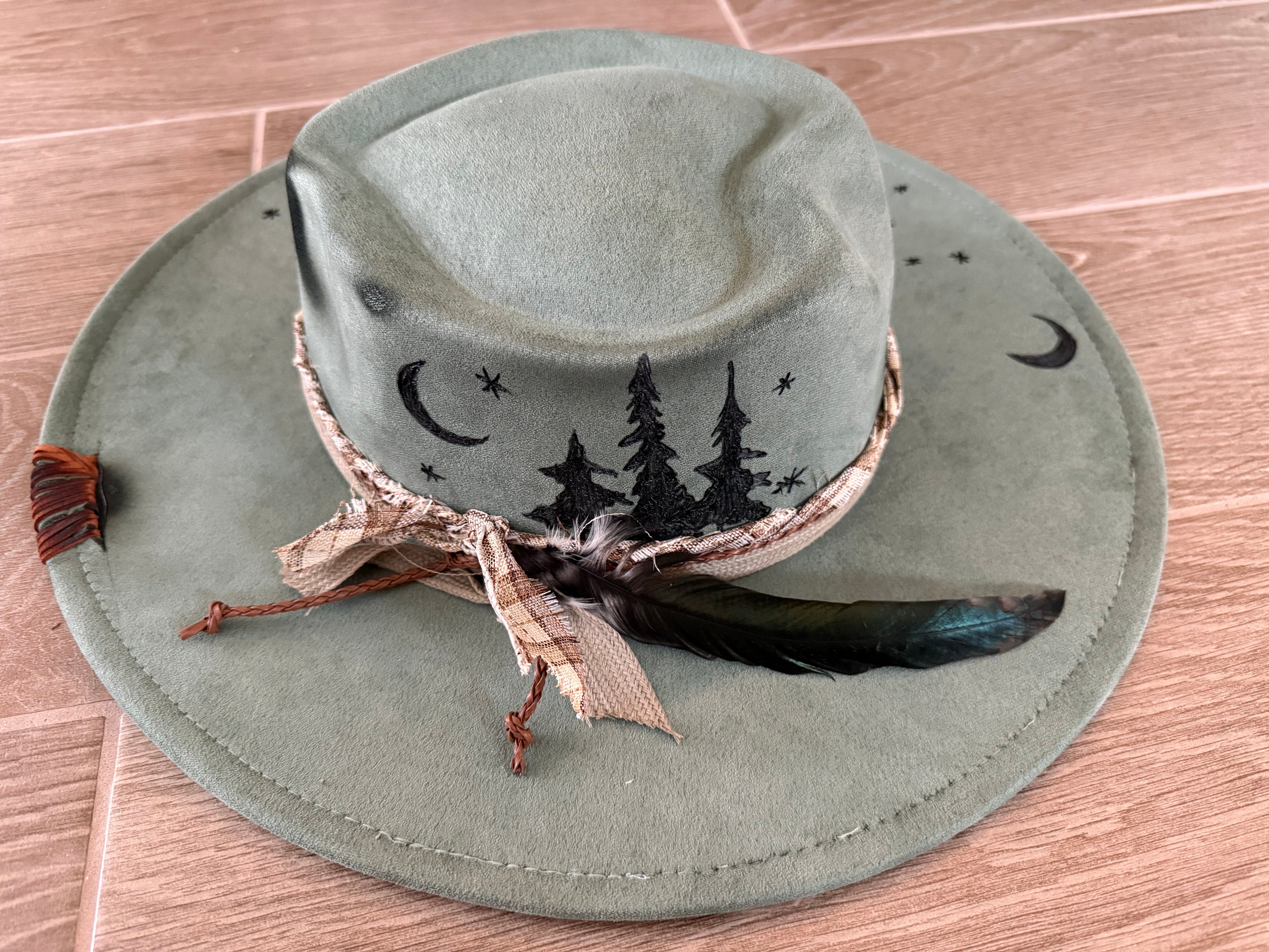 Handburned Hats