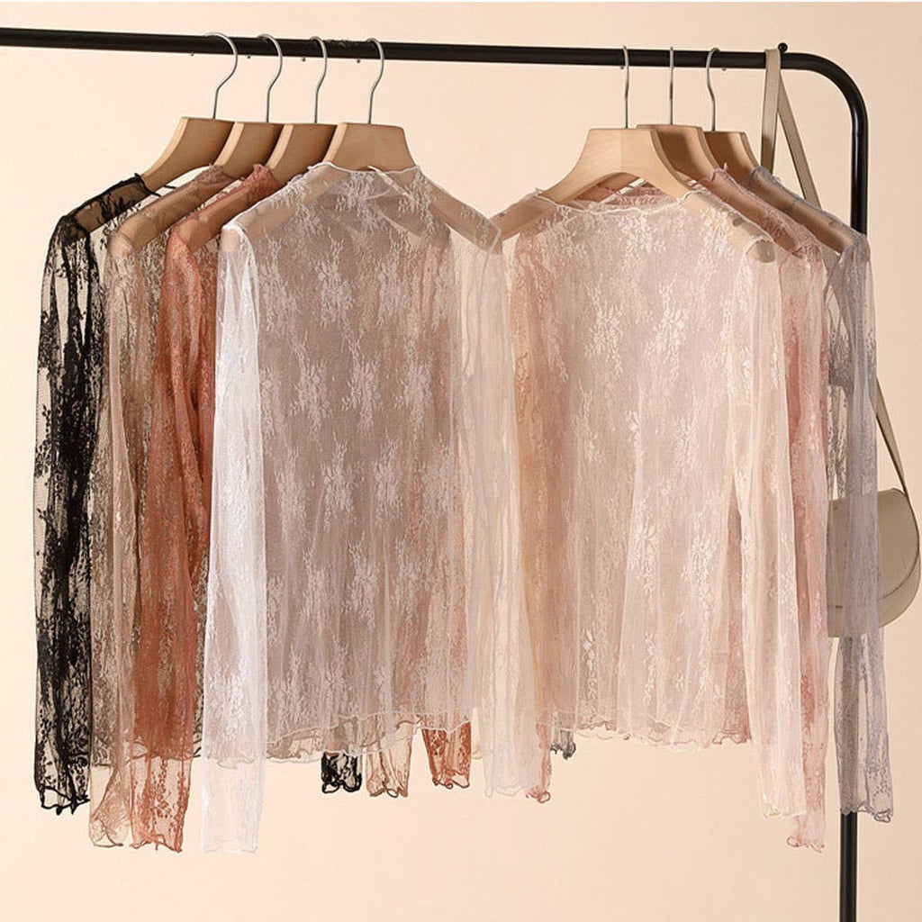 The Everly Lace Mesh Top