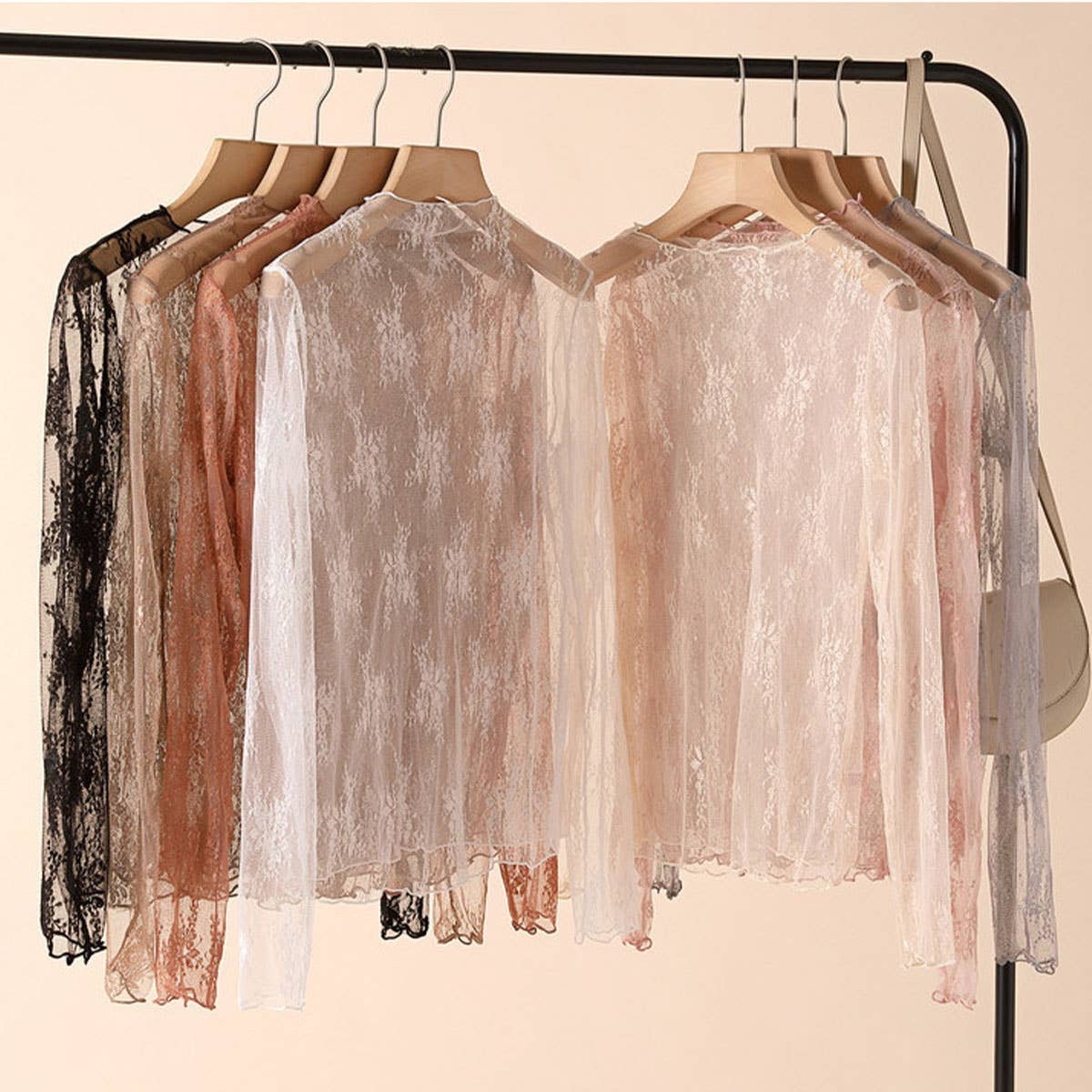 The Everly Lace Mesh Top