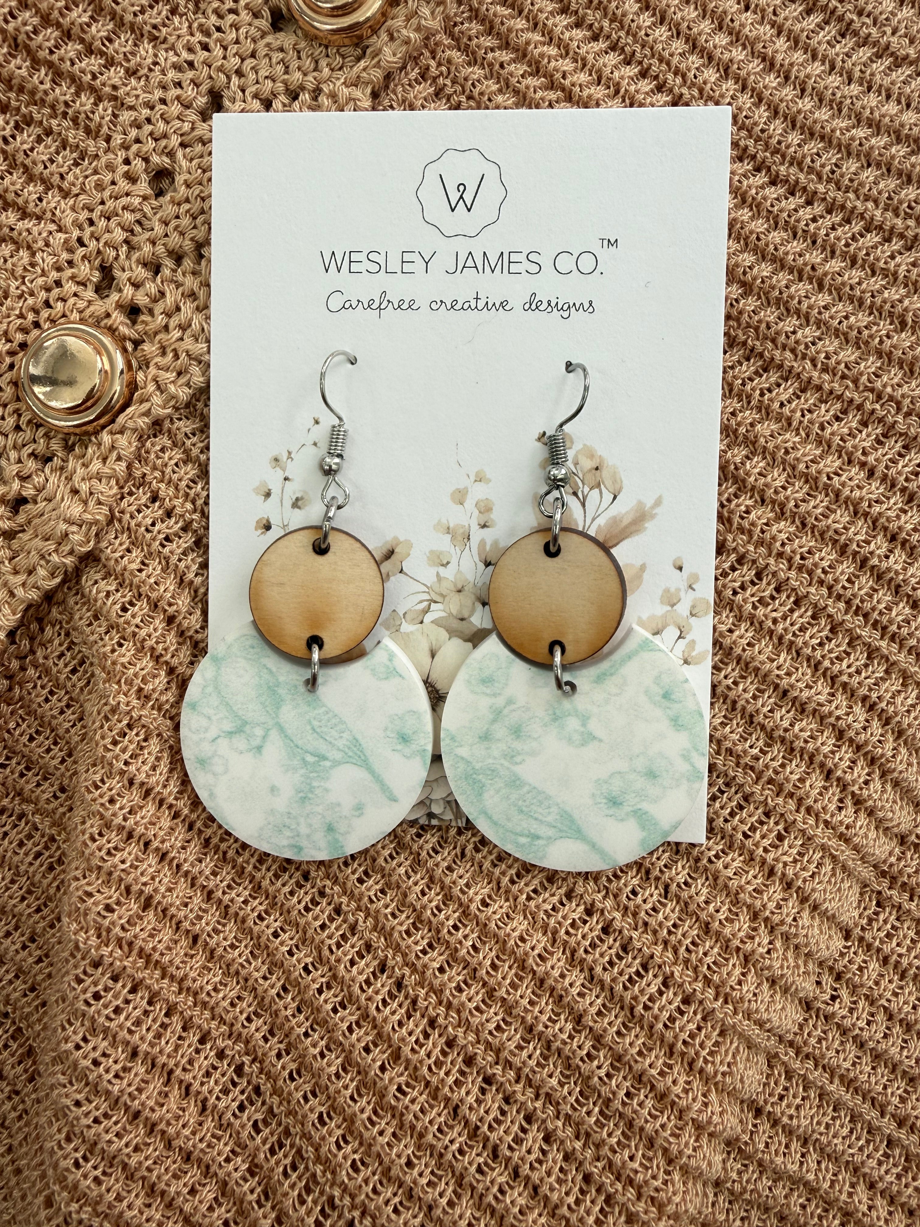 Pretty Bird Acrylic Earrings