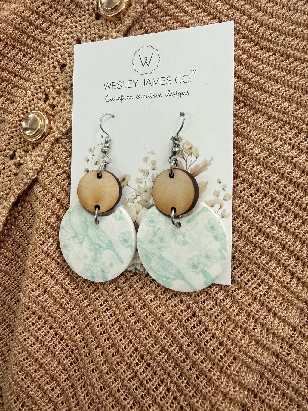 Pretty Bird Acrylic Earrings