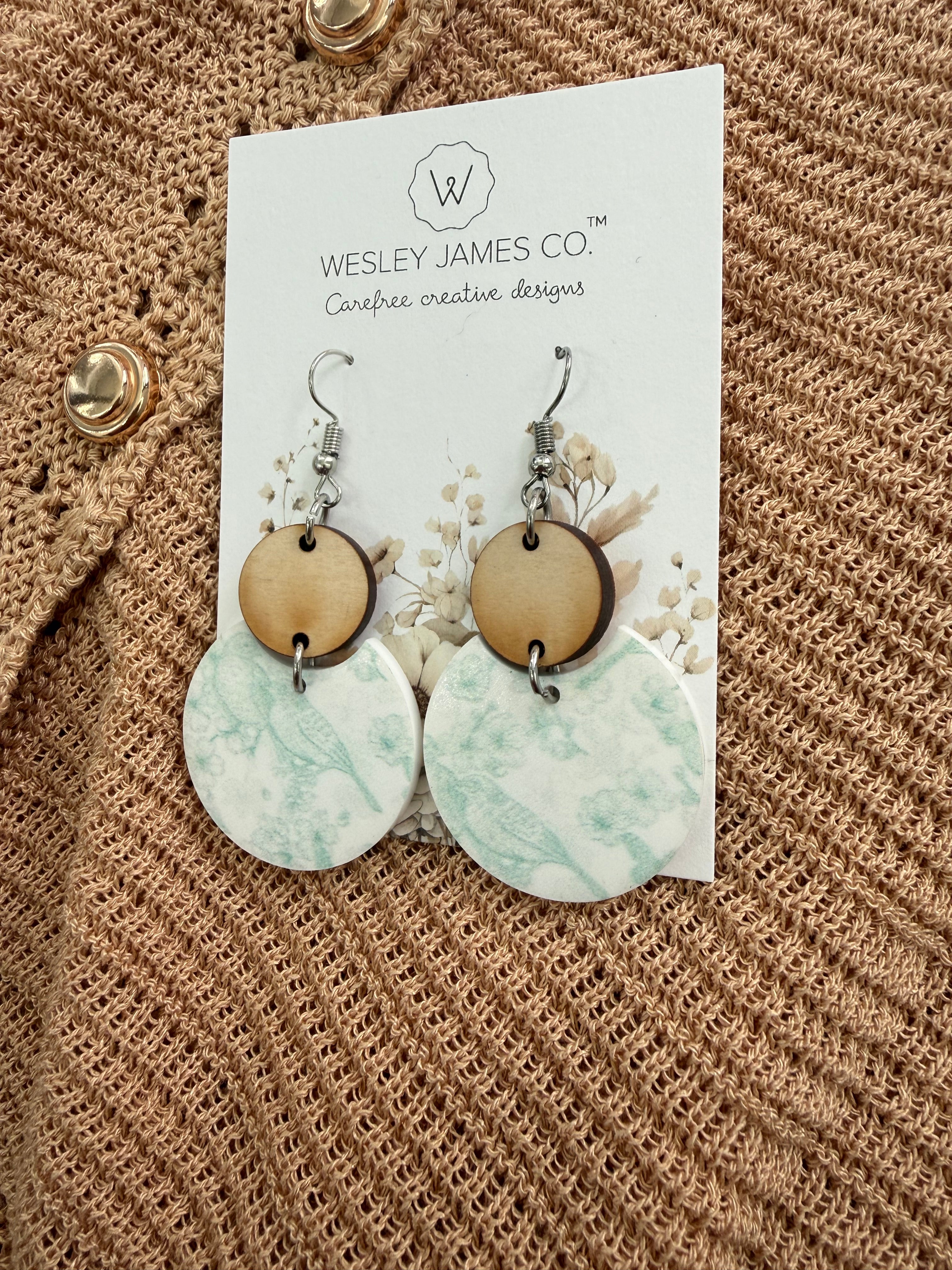 Pretty Bird Acrylic Earrings