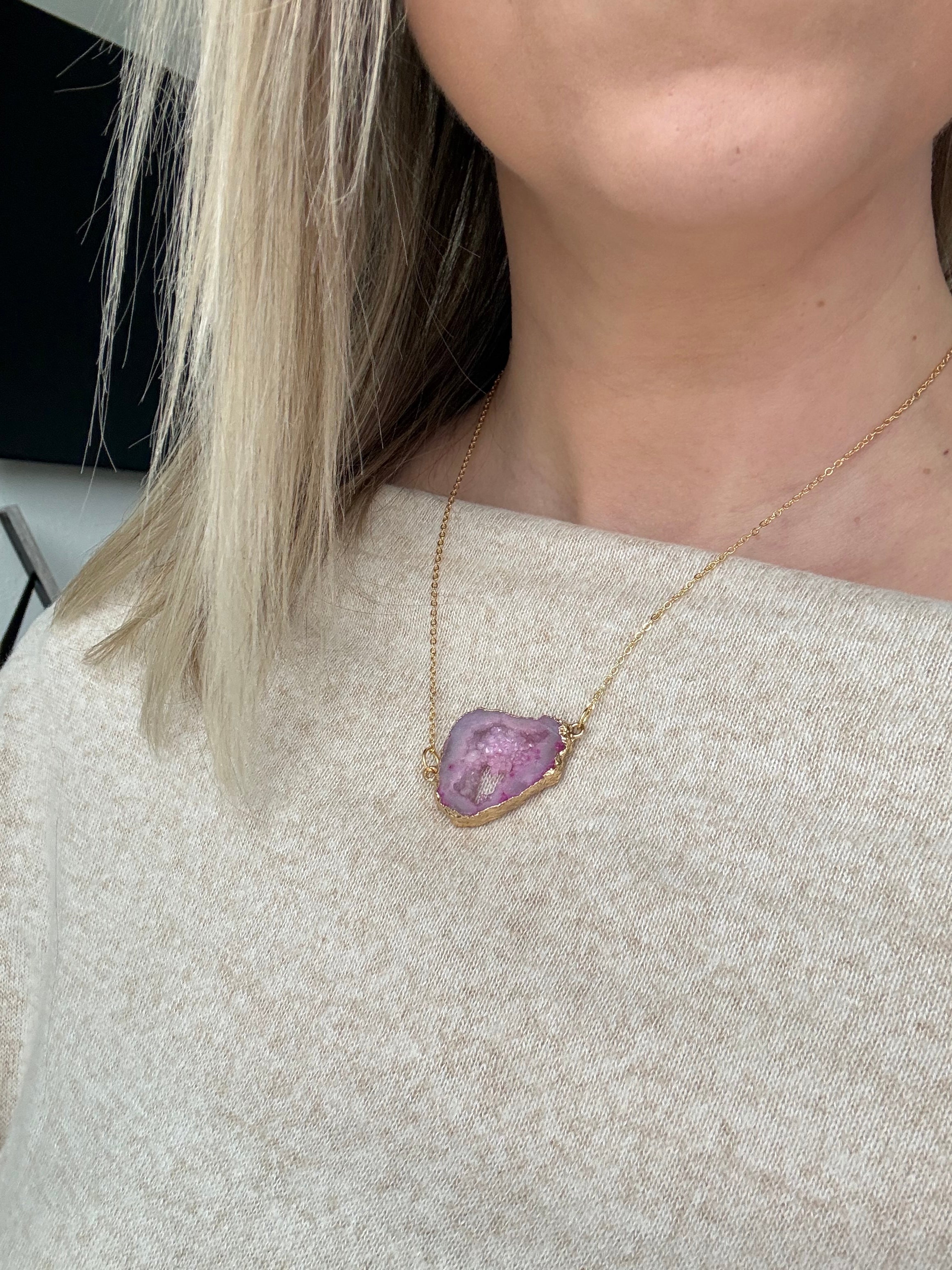 Geode Necklace