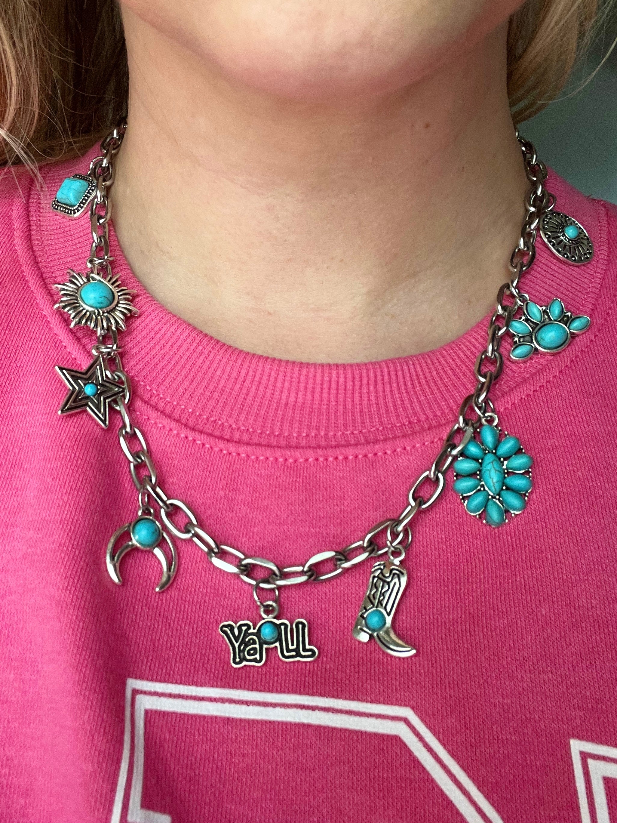 Punchy Cowgirl Charm Necklace  image 2