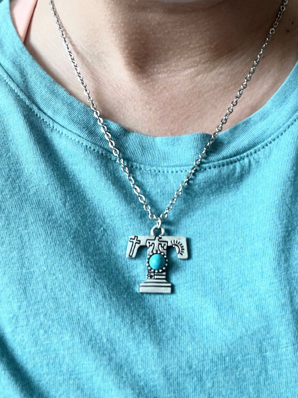 Western Letter Necklace image 1