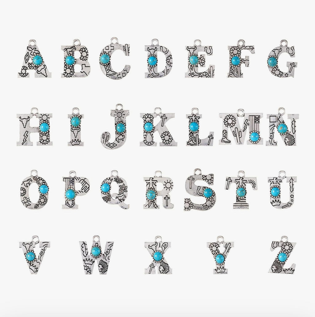 Western Letter Necklace image 6