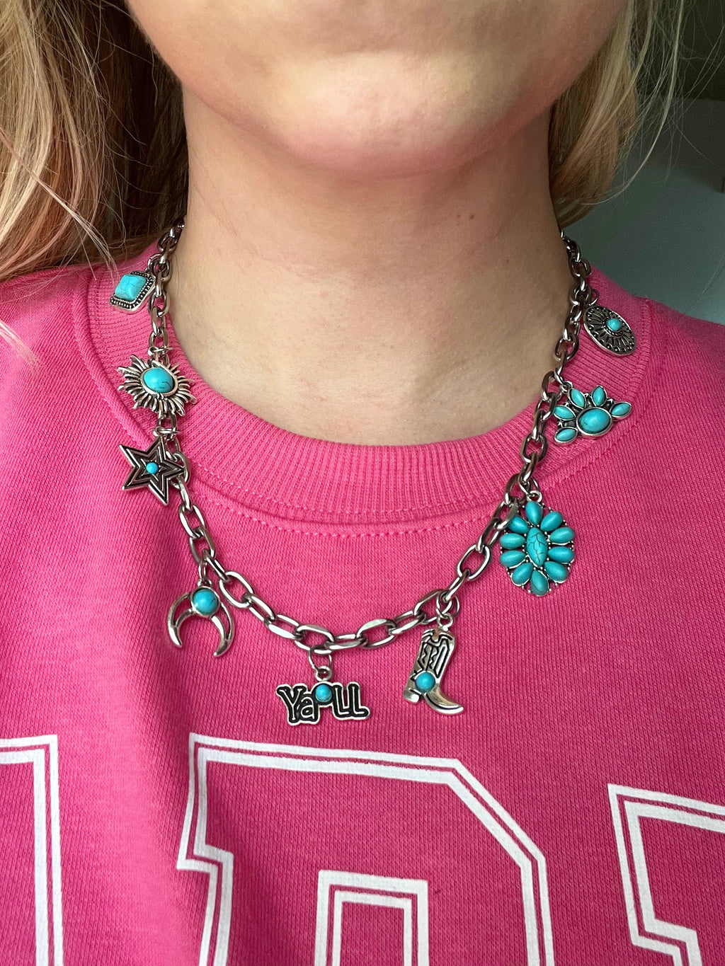 Punchy Cowgirl Charm Necklace  image 1