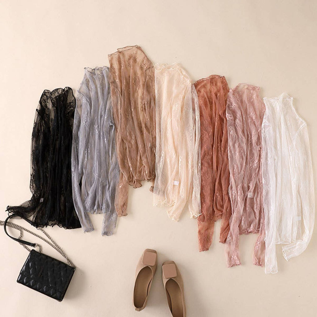 The Everly Lace Mesh Top