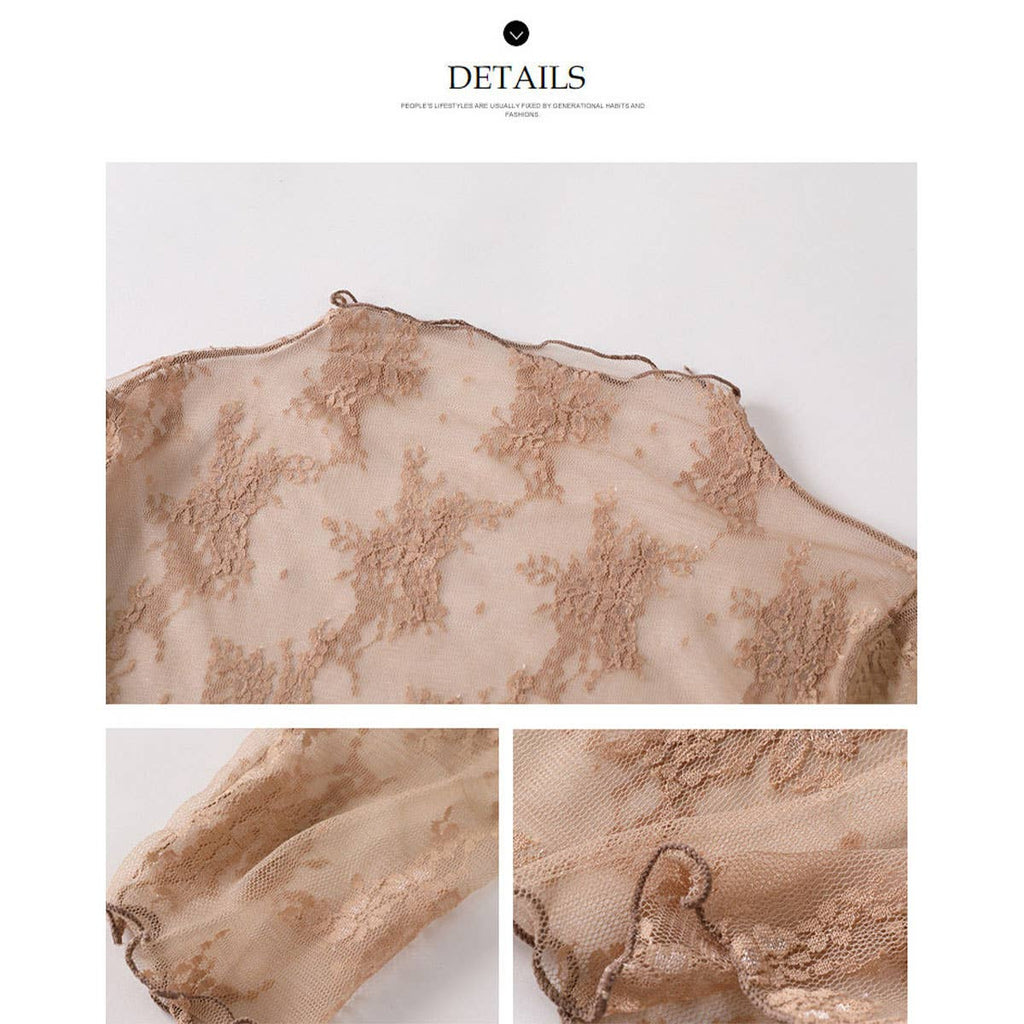 The Everly Lace Mesh Top