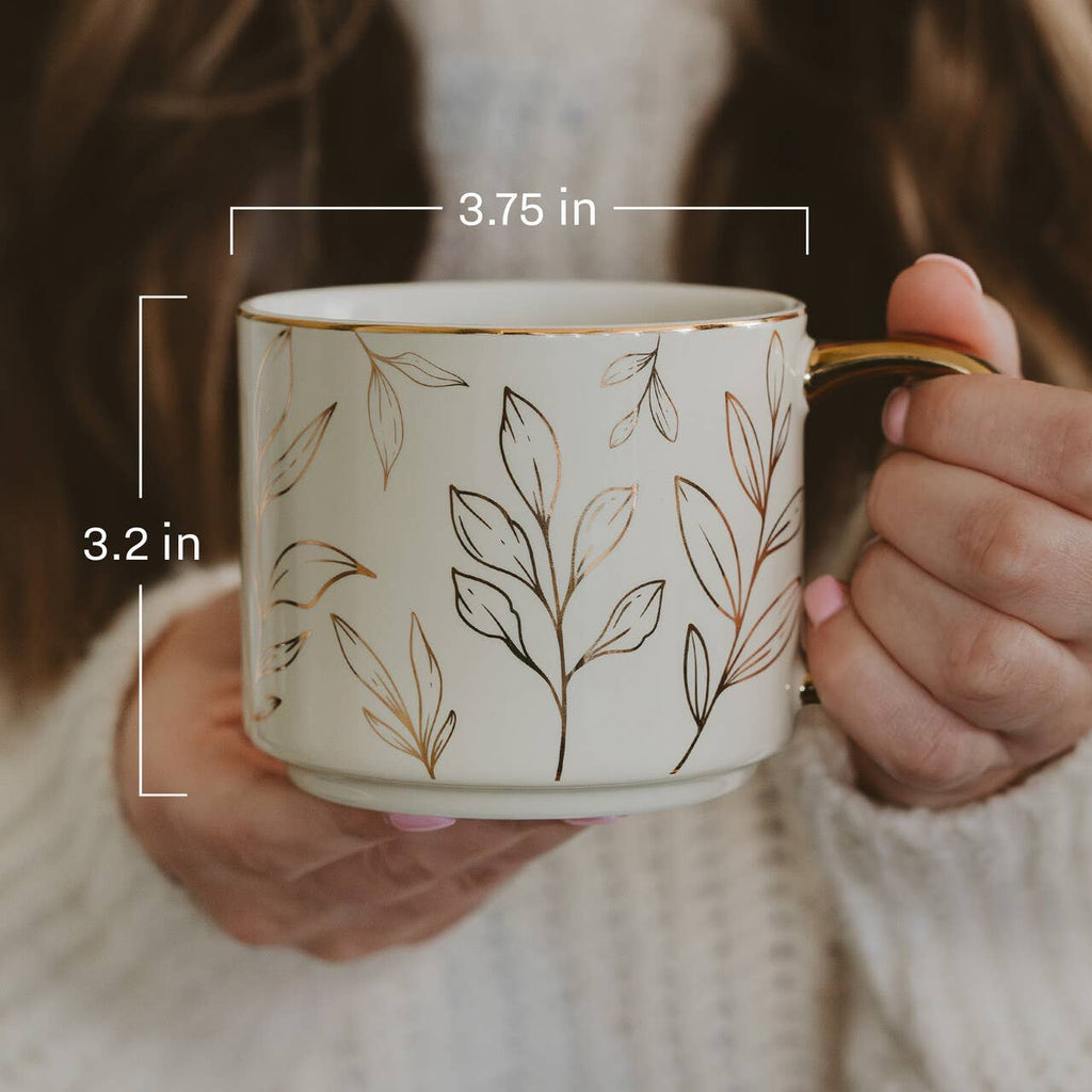 Brown Delft Coffee Mug - Fall Decor & Gifts