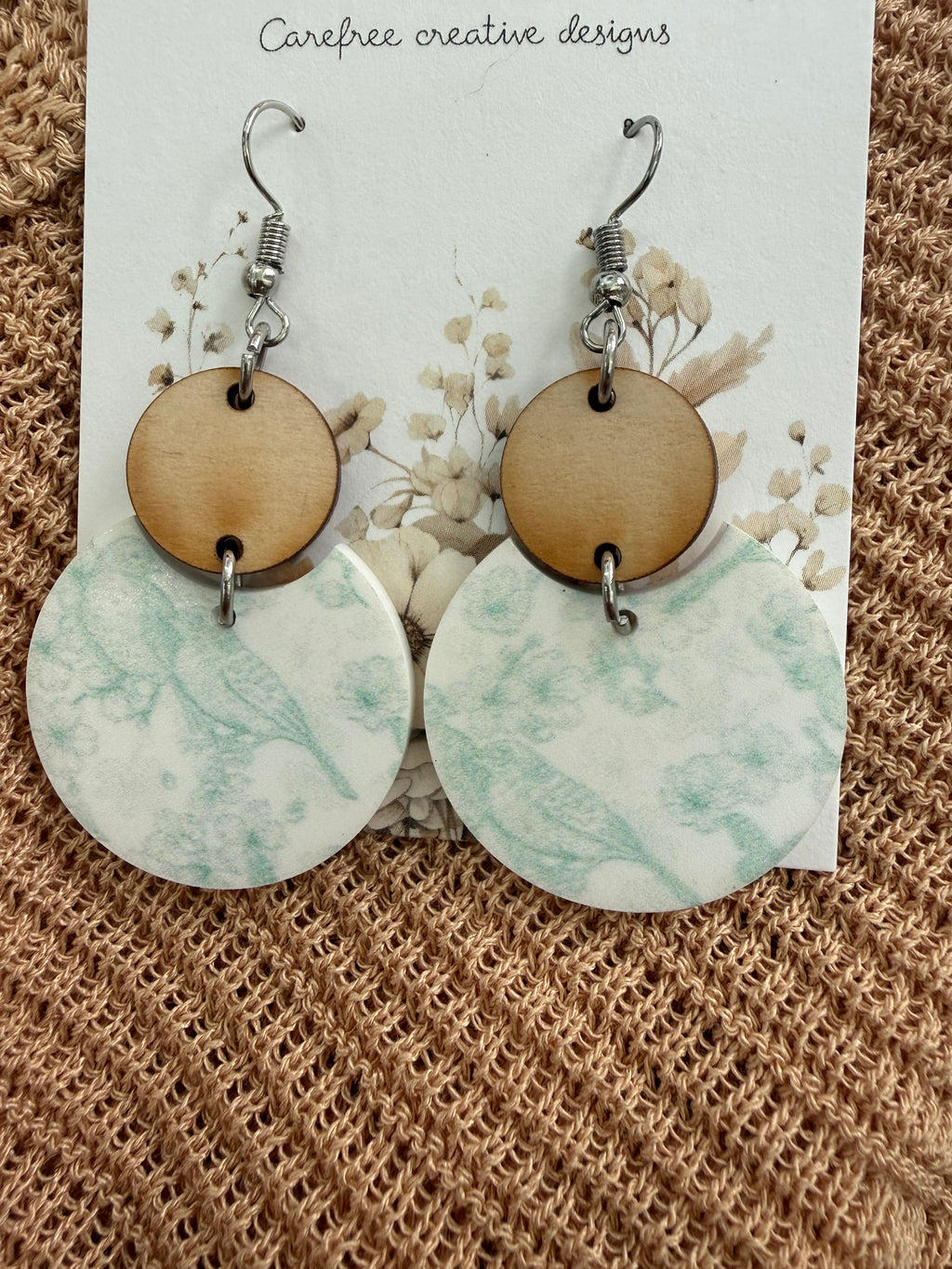 Pretty Bird Acrylic Earrings