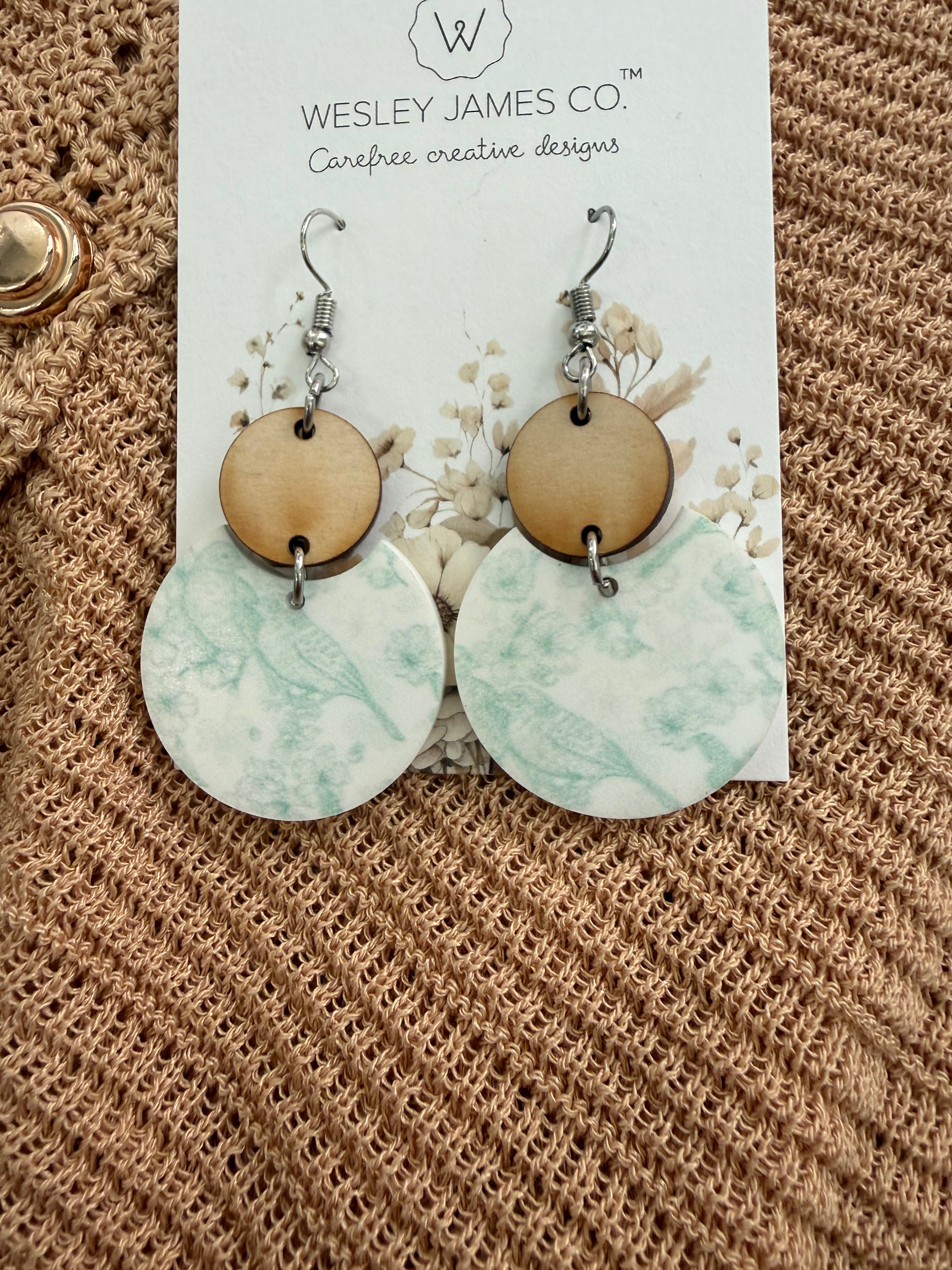 Pretty Bird Acrylic Earrings