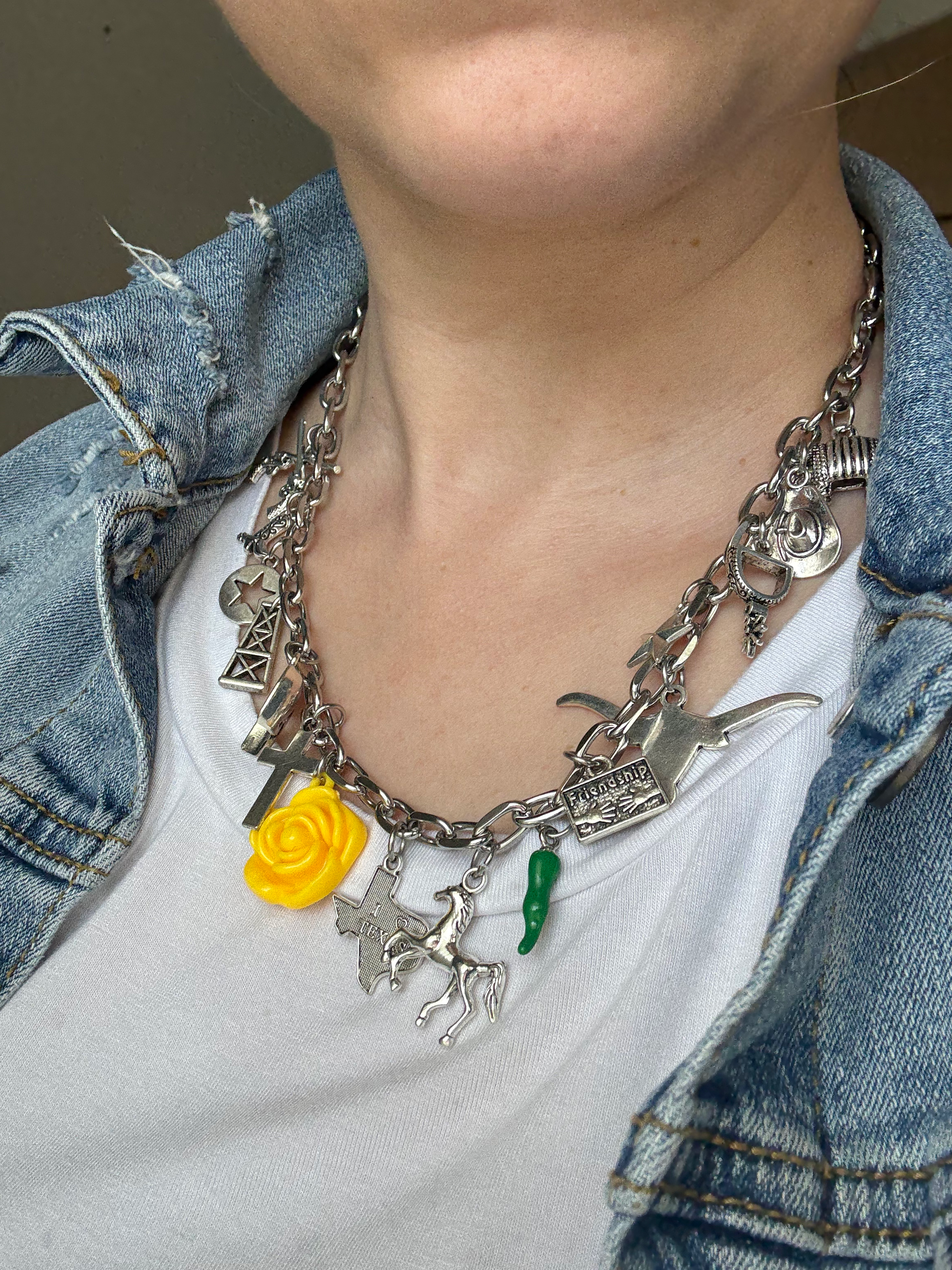 Texas Talisman Charm Necklace  image 1