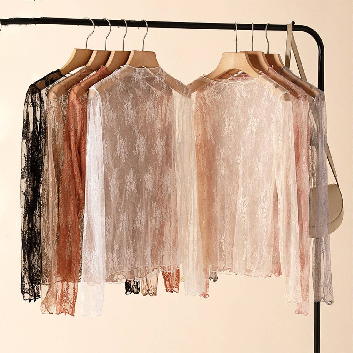The Everly Lace Mesh Top