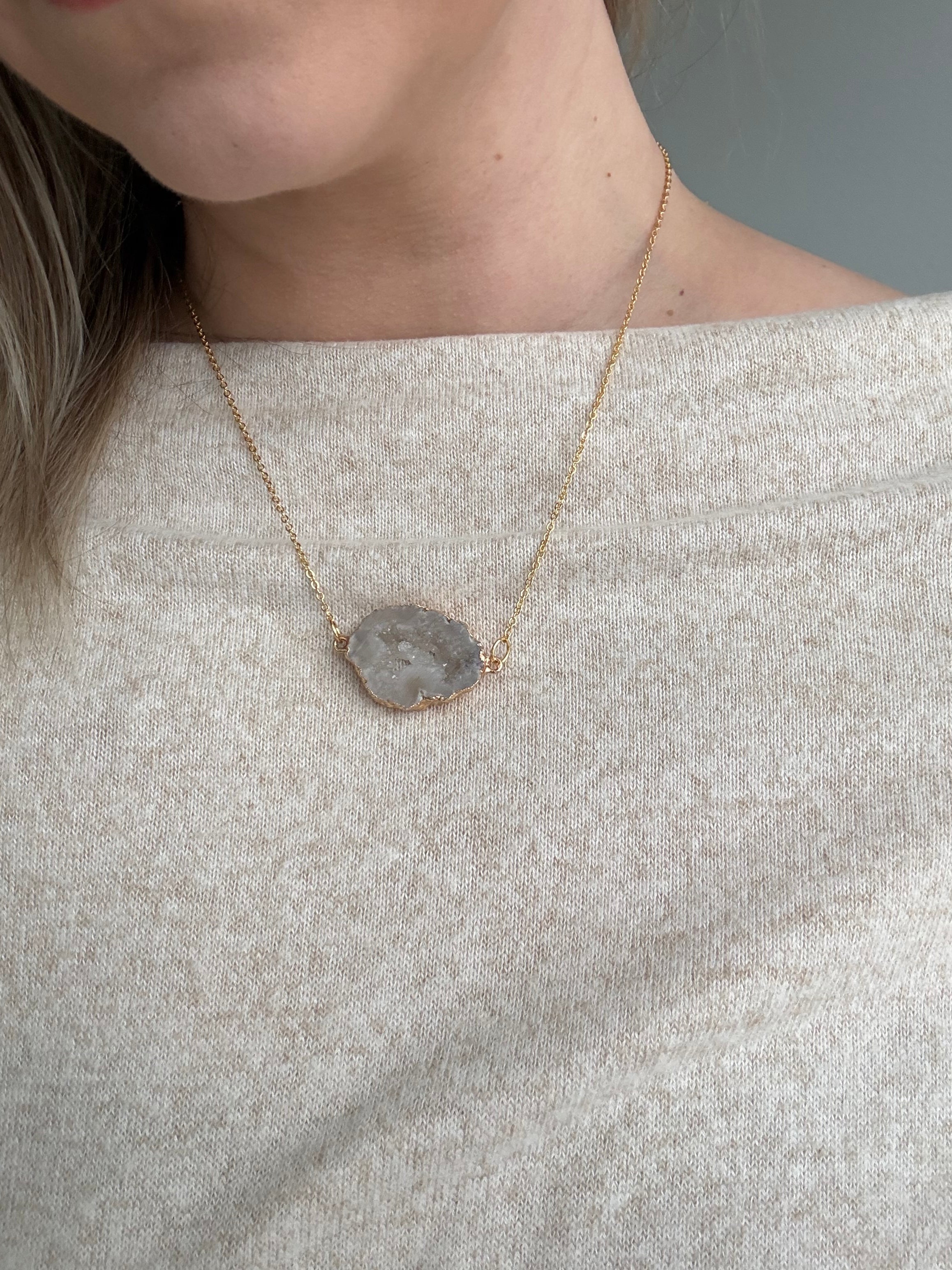 Geode Necklace