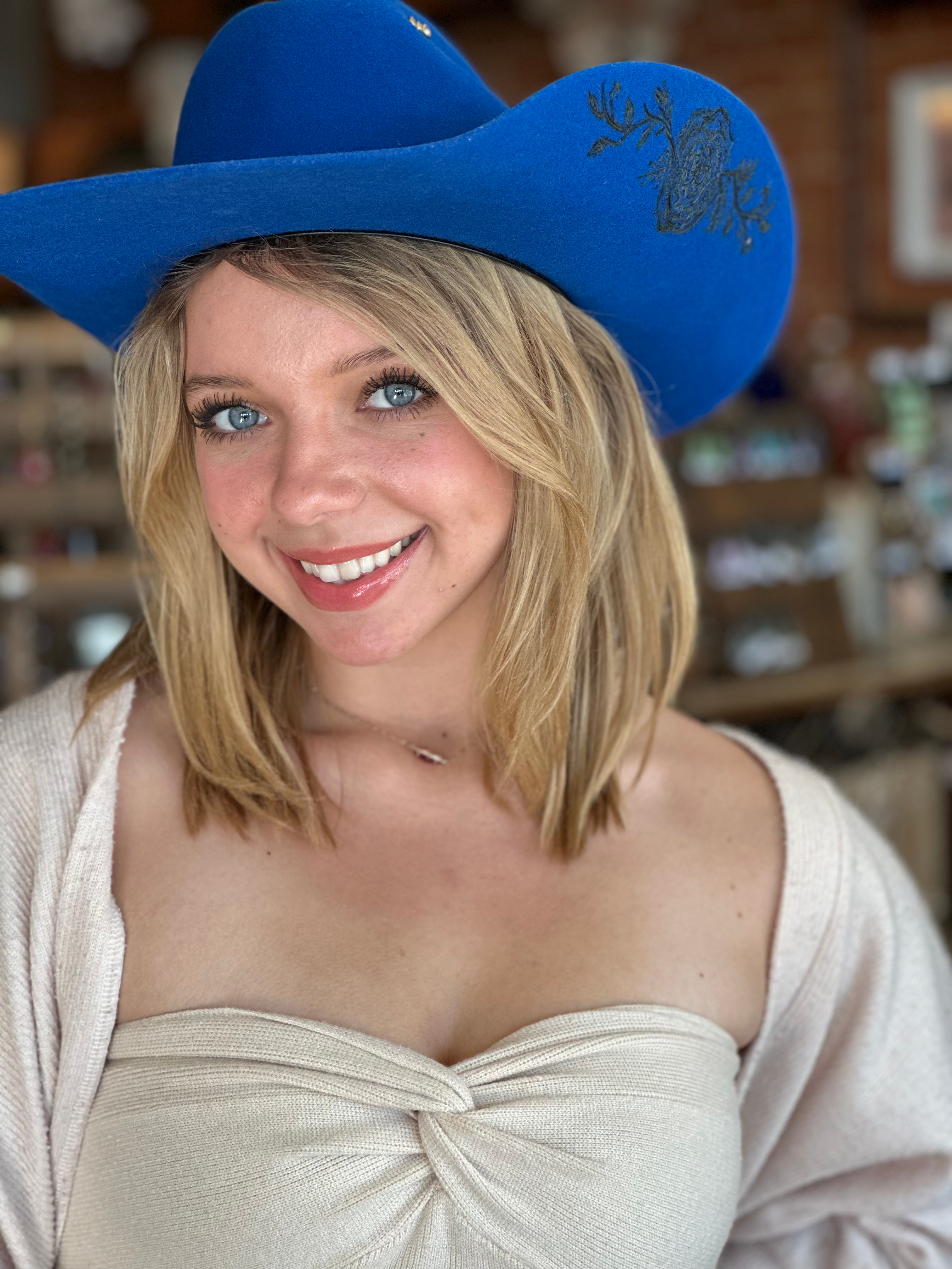 Miranda Cerulean Cowboy Hat image 5