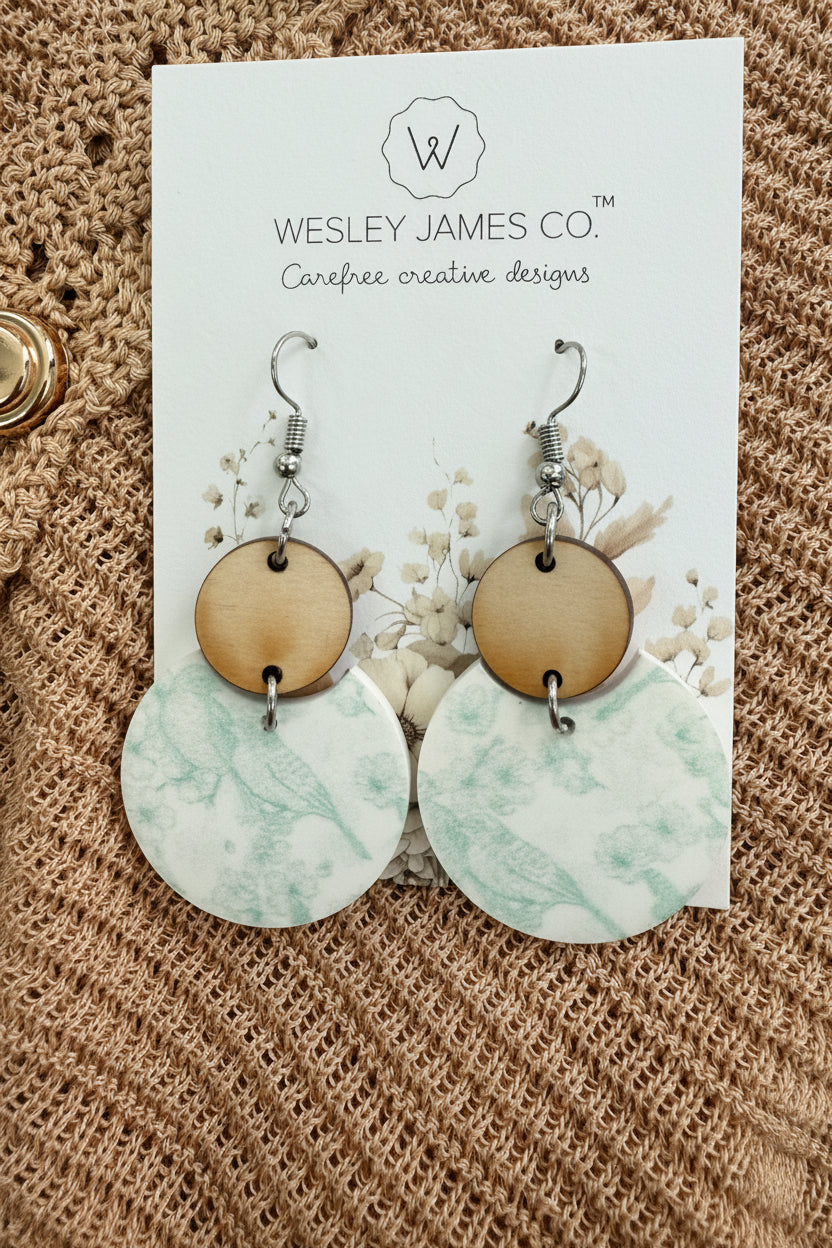 Pretty Bird Acrylic Earrings