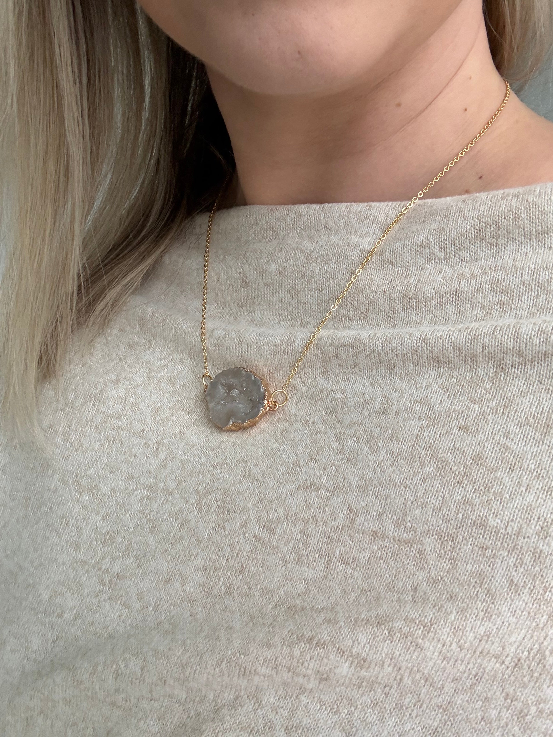 Geode Necklace
