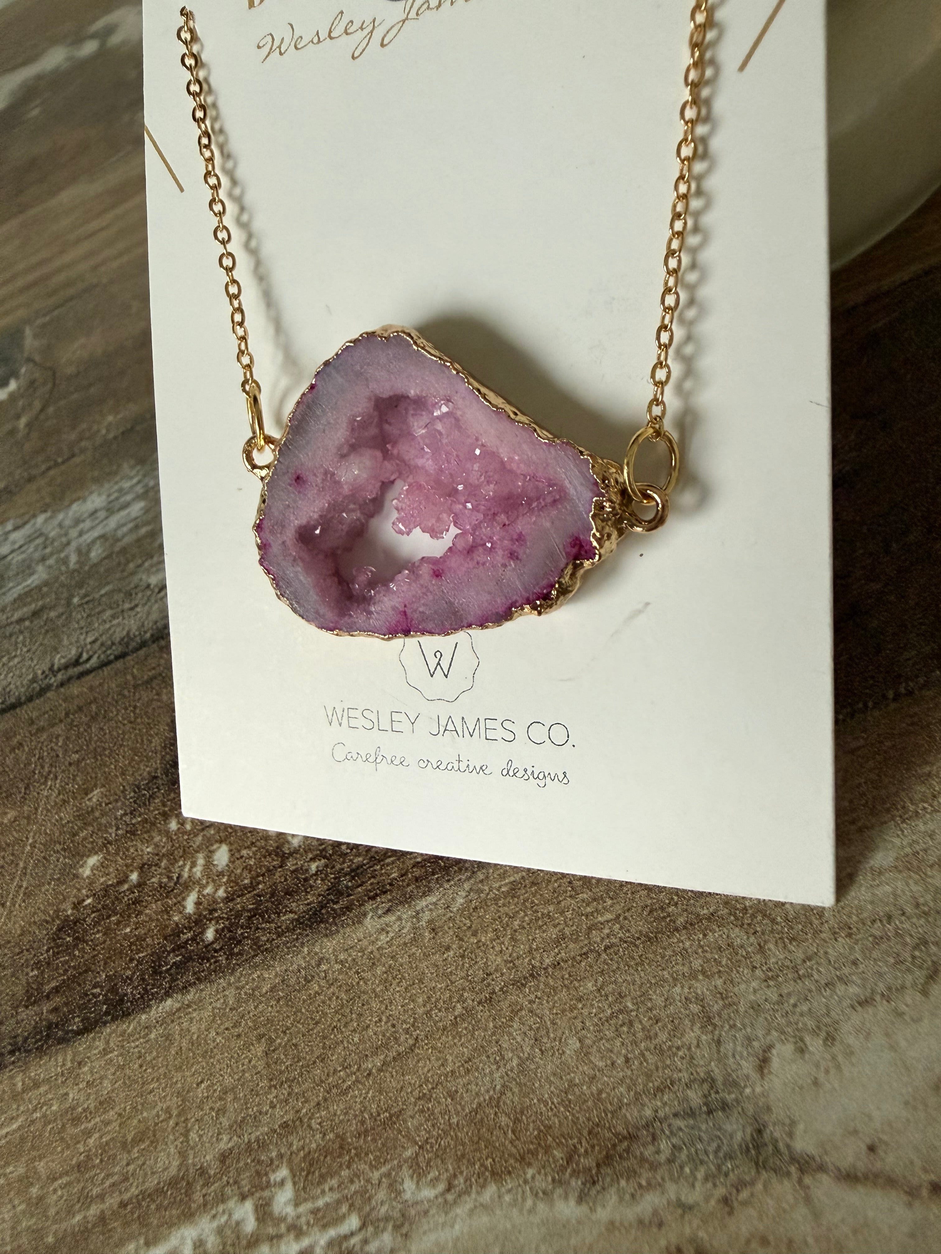Geode Necklace