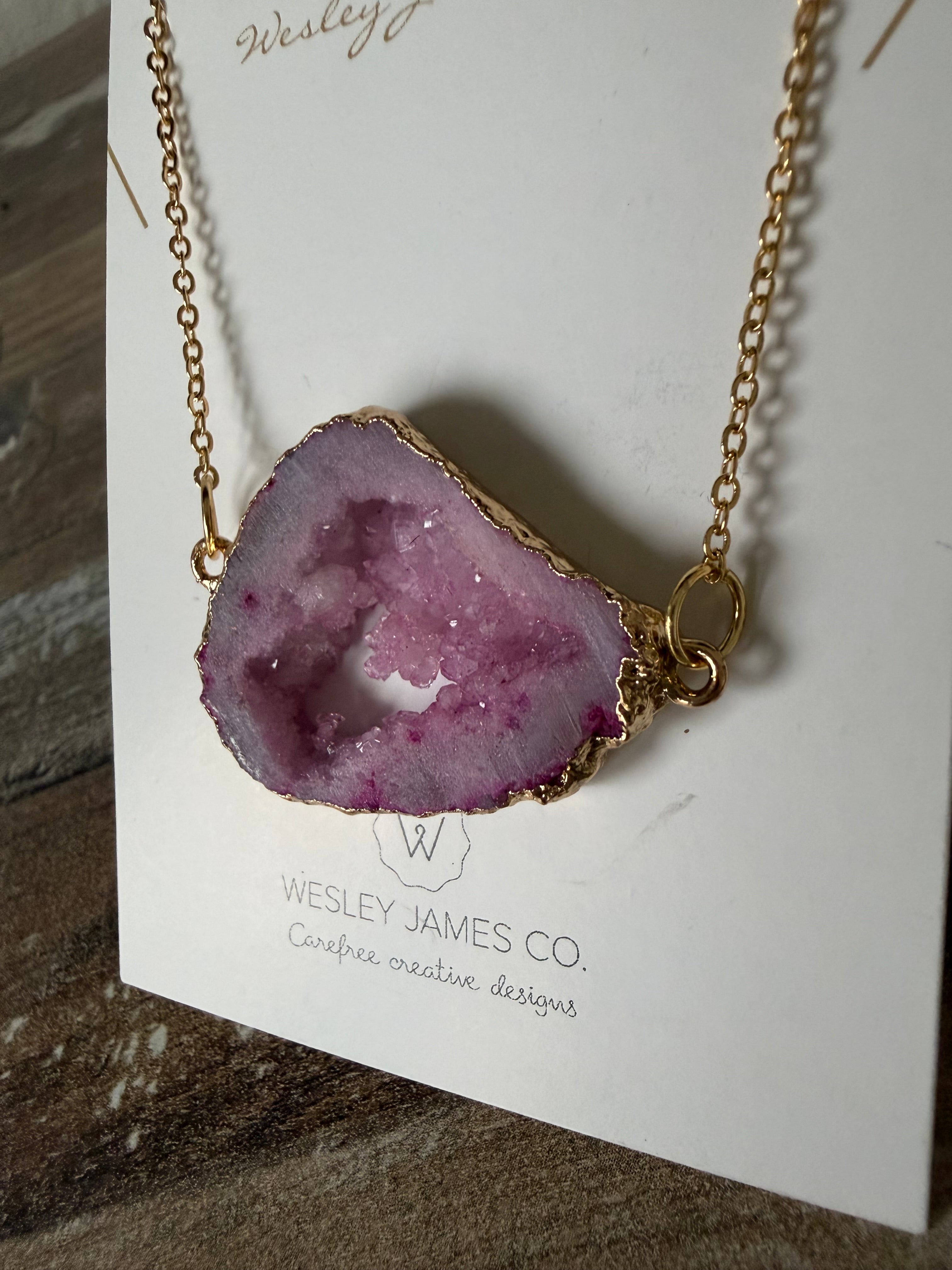 Geode Necklace