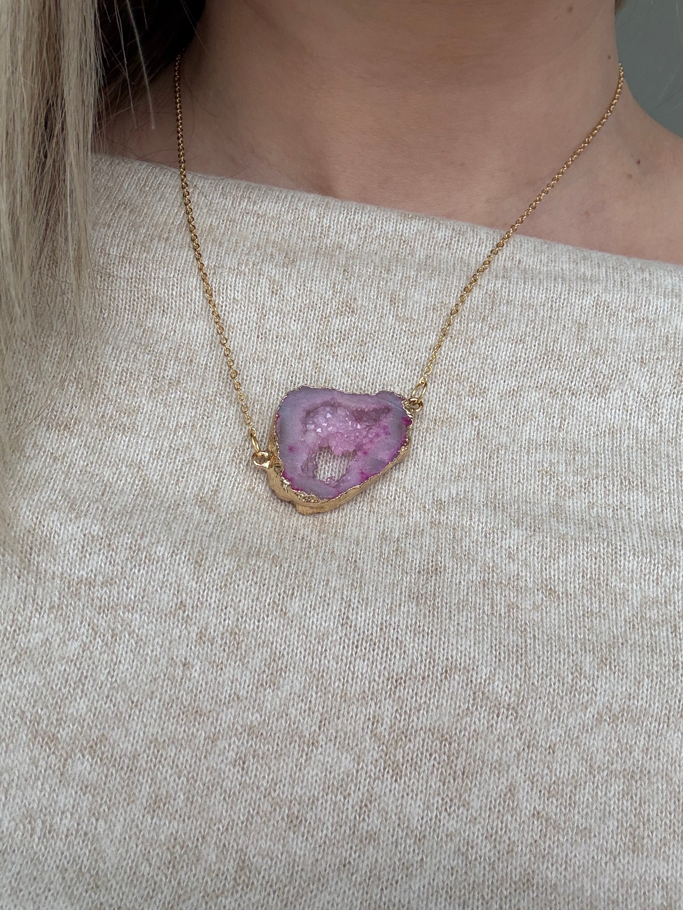 Geode Necklace