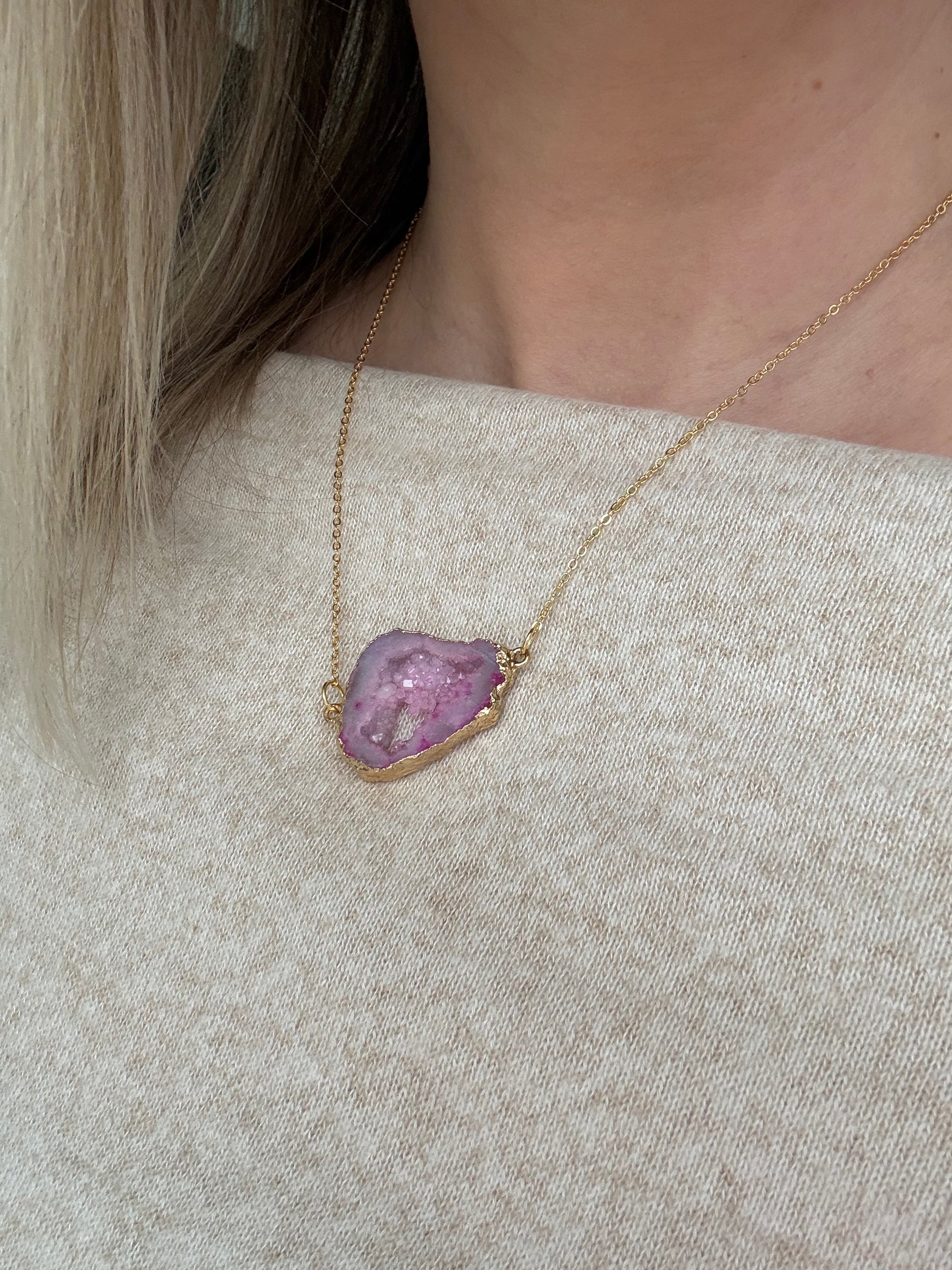 Geode Necklace