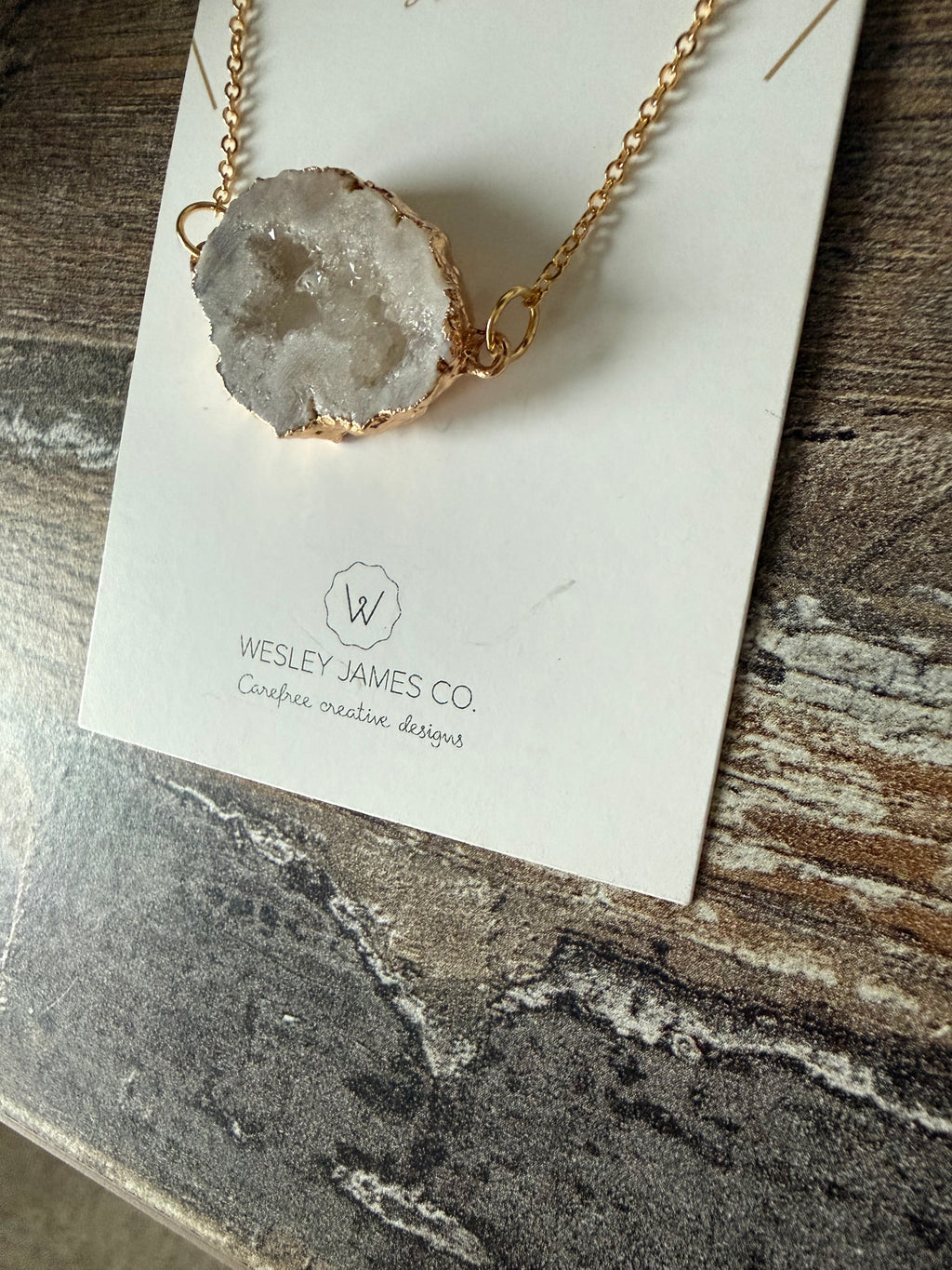 Geode Necklace
