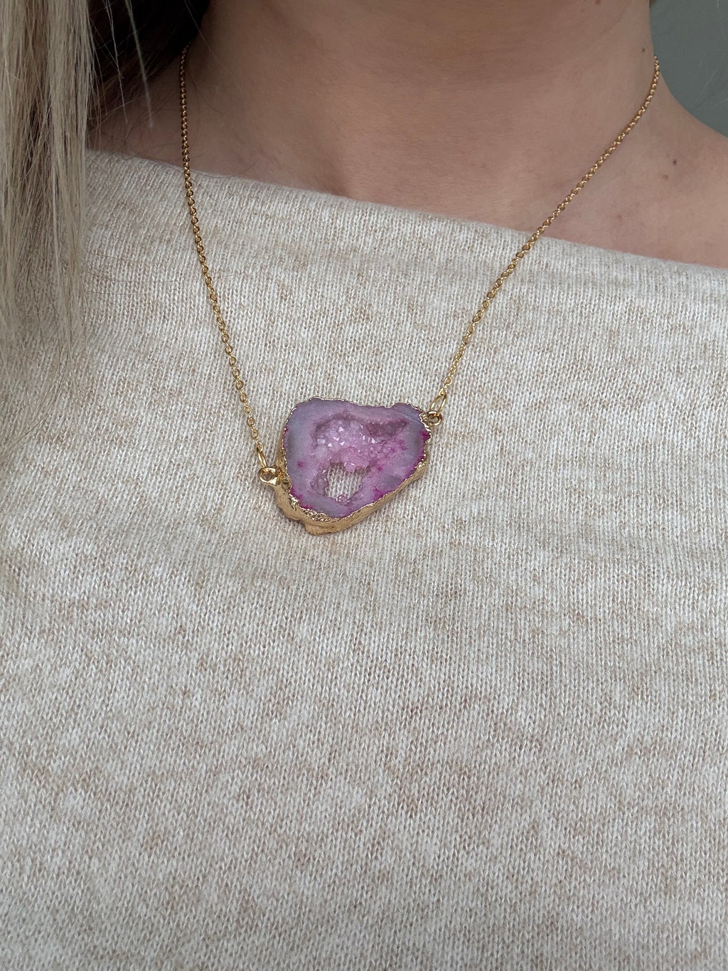 Geode Necklace