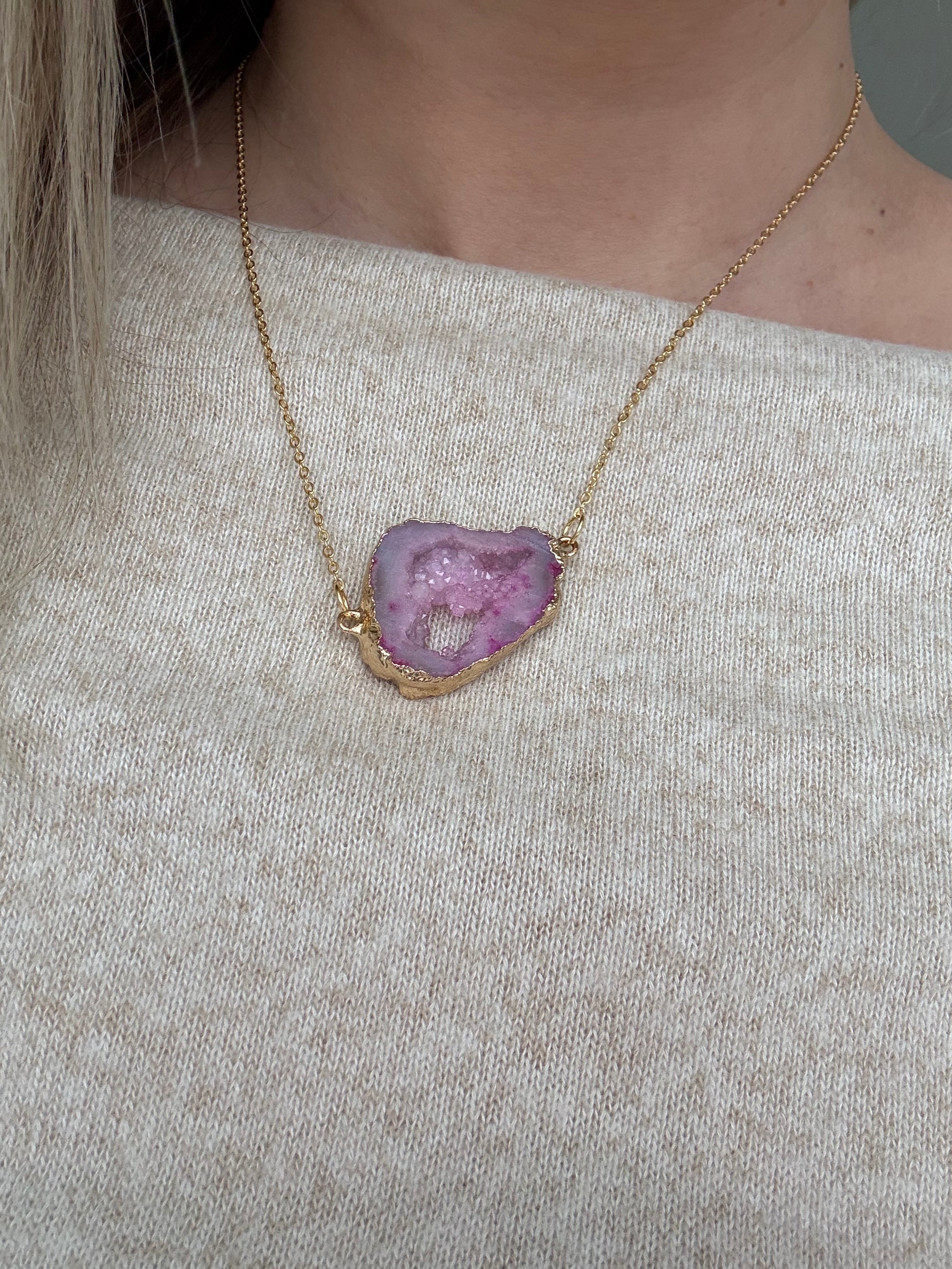 Geode Necklace