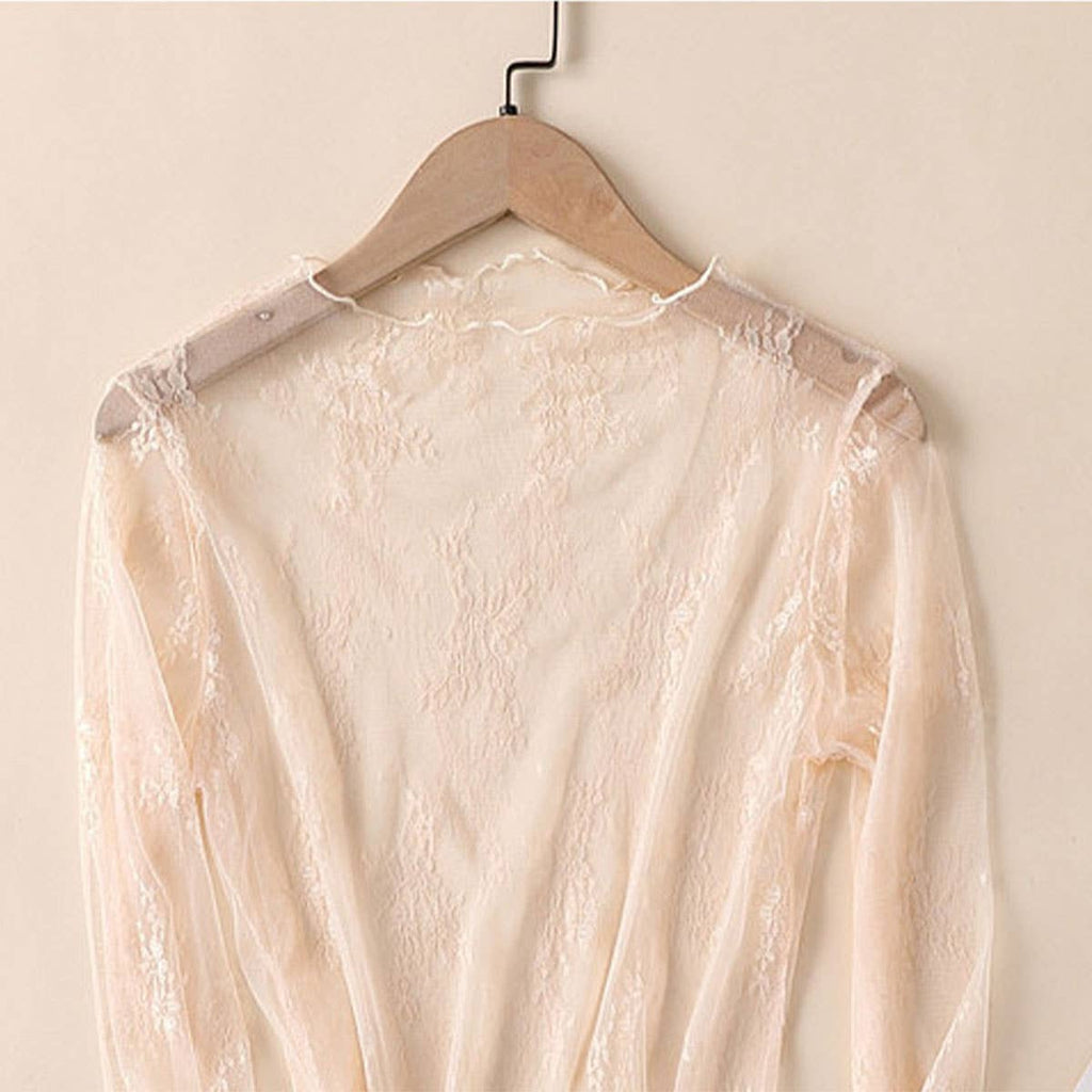 The Everly Lace Mesh Top