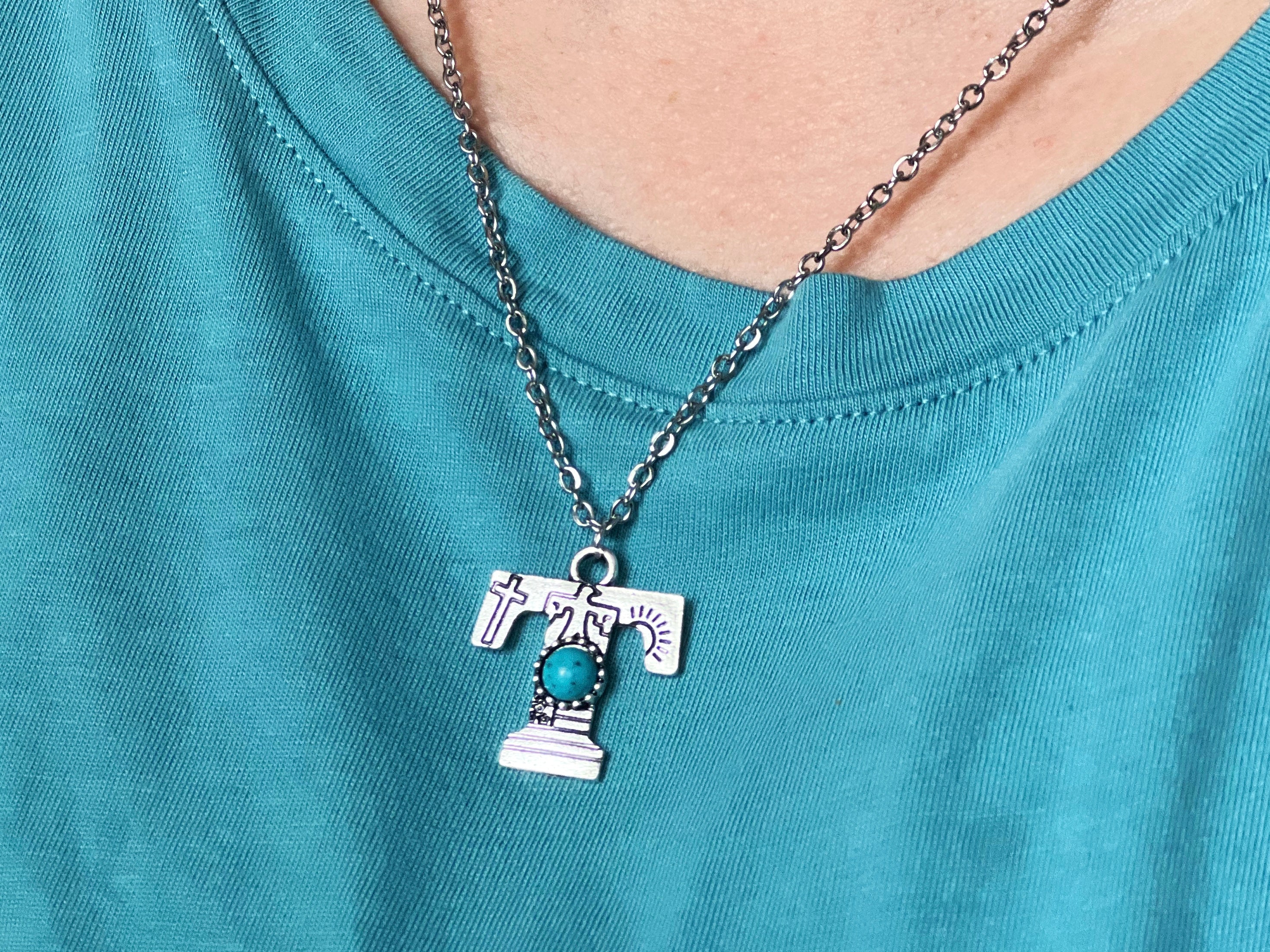 Western Letter Necklace image 3