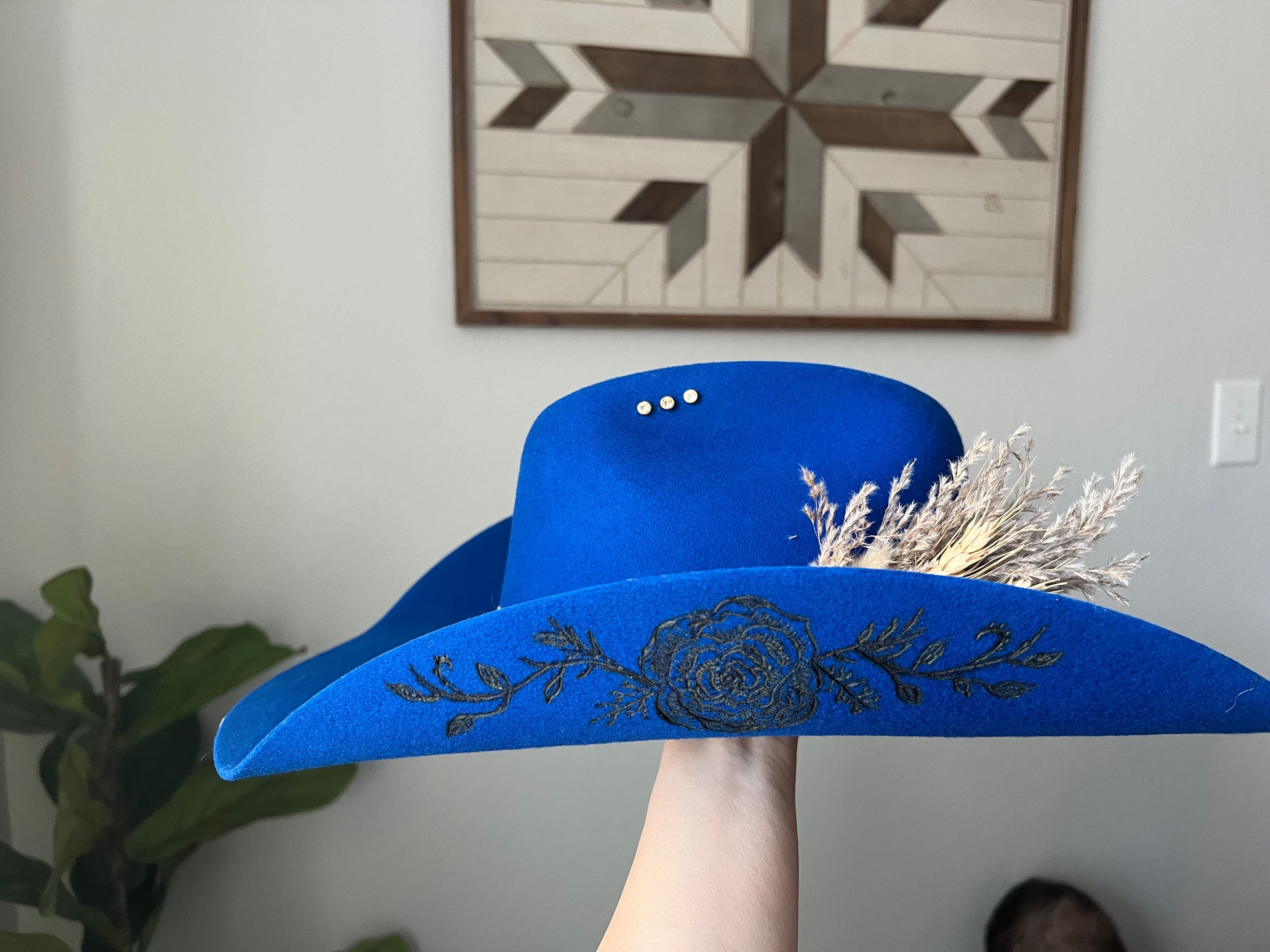 Miranda Cerulean Cowboy Hat image 1