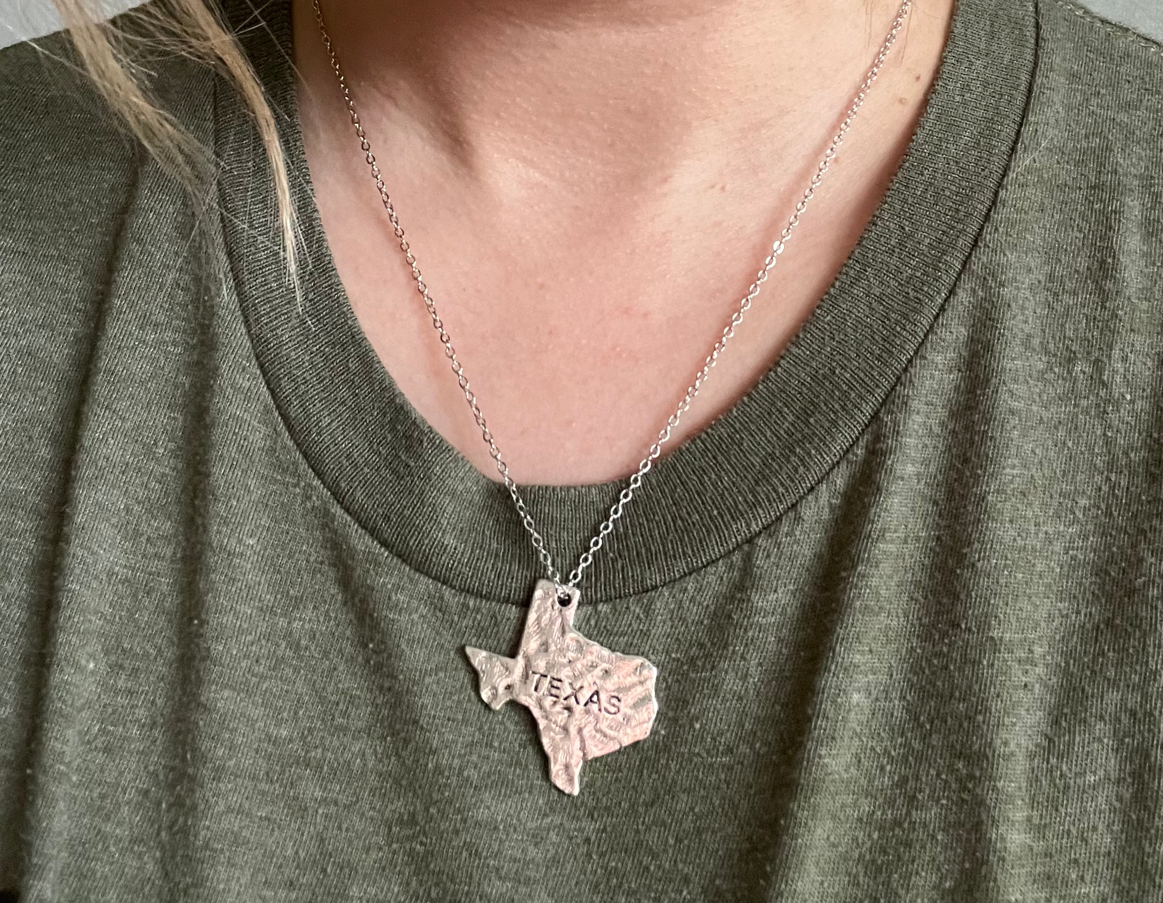 Silver Texas Necklace image 1