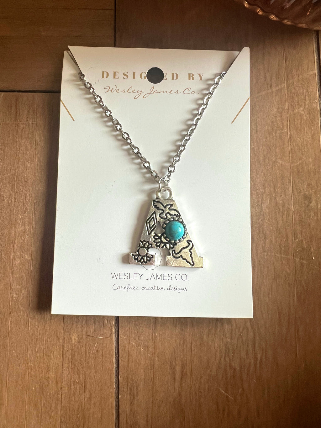 Western Letter Necklace image 0