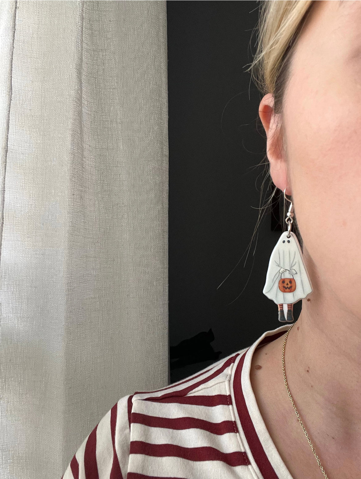 Ghost Kid Earrings  image 1