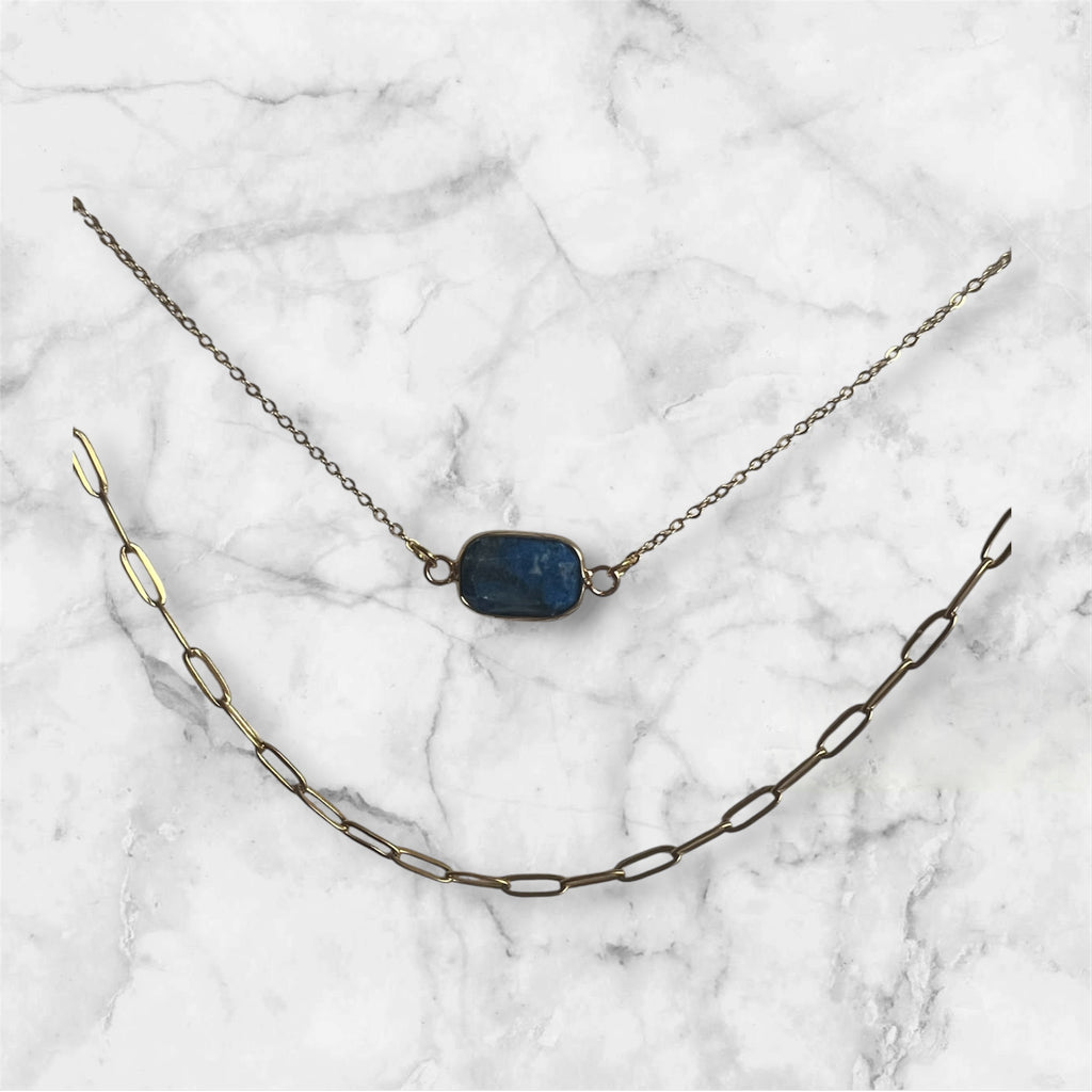 Pendant & Paperclip Necklace  image 1