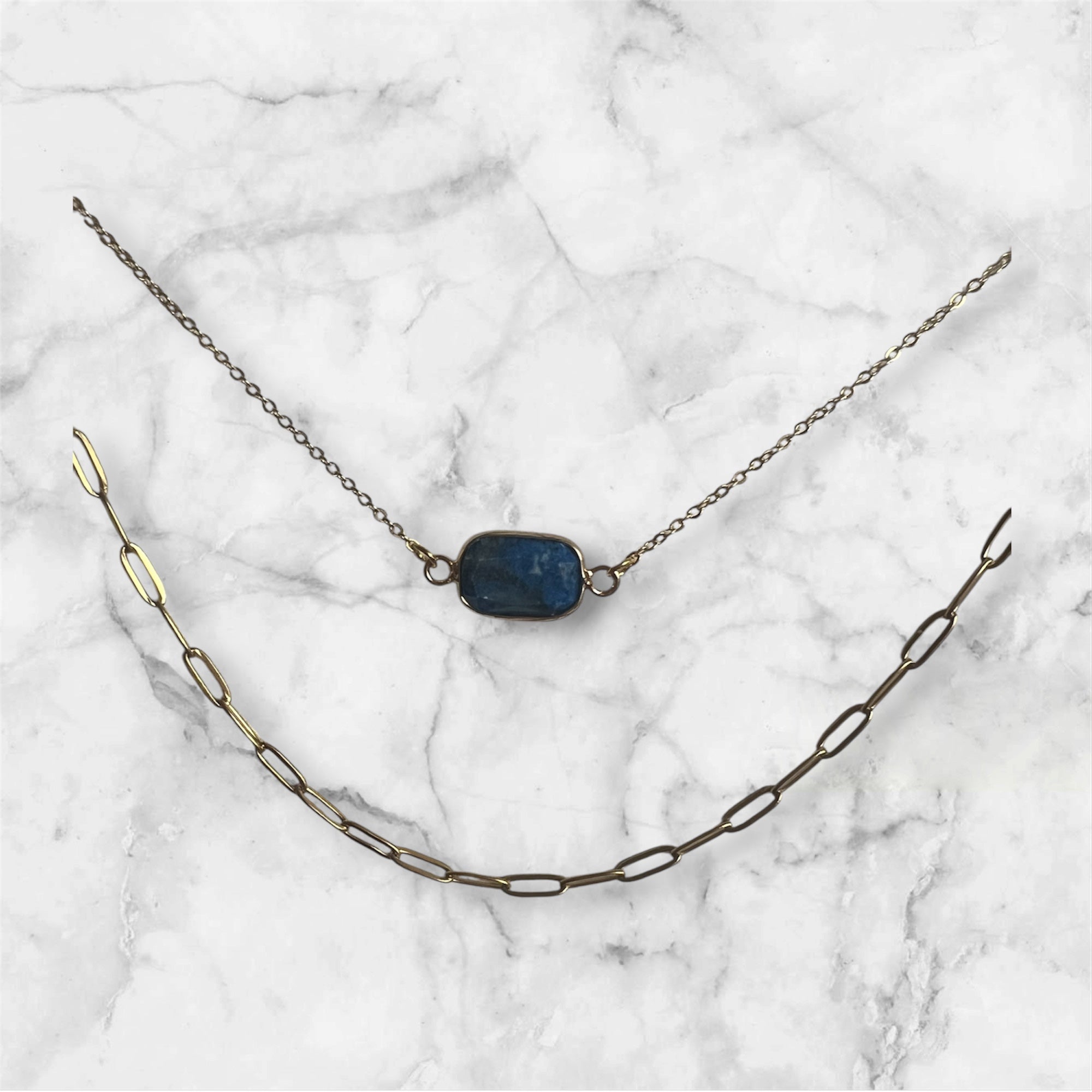 Pendant & Paperclip Necklace  image 1