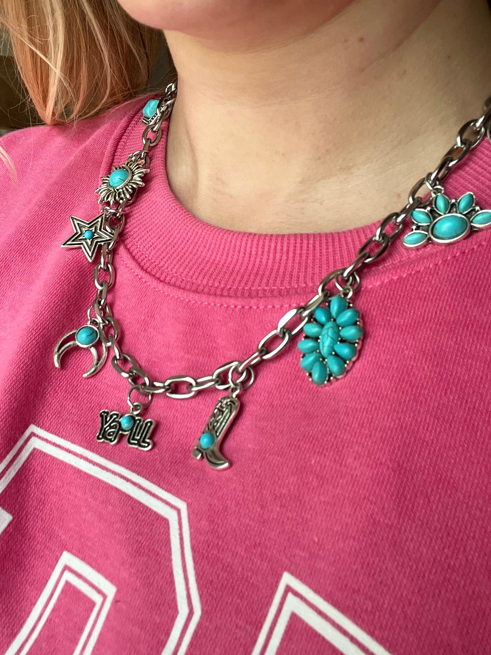 Punchy Cowgirl Charm Necklace  image 0